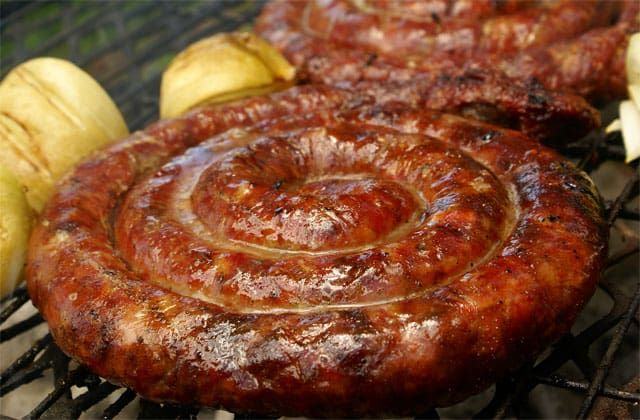 Boerewors on the braai