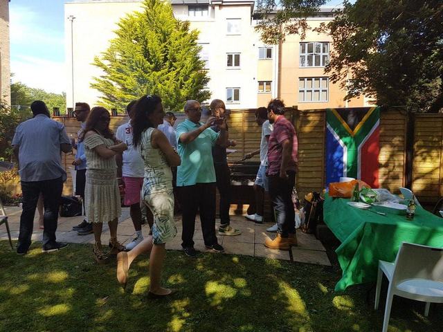 A South African-themed garden party
