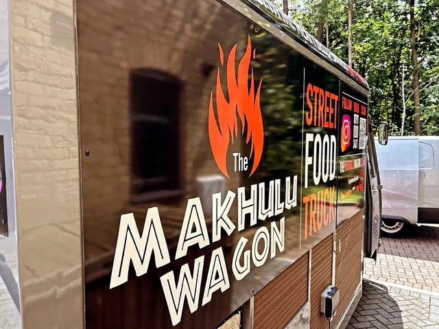 Fresh signwriting on the wagon